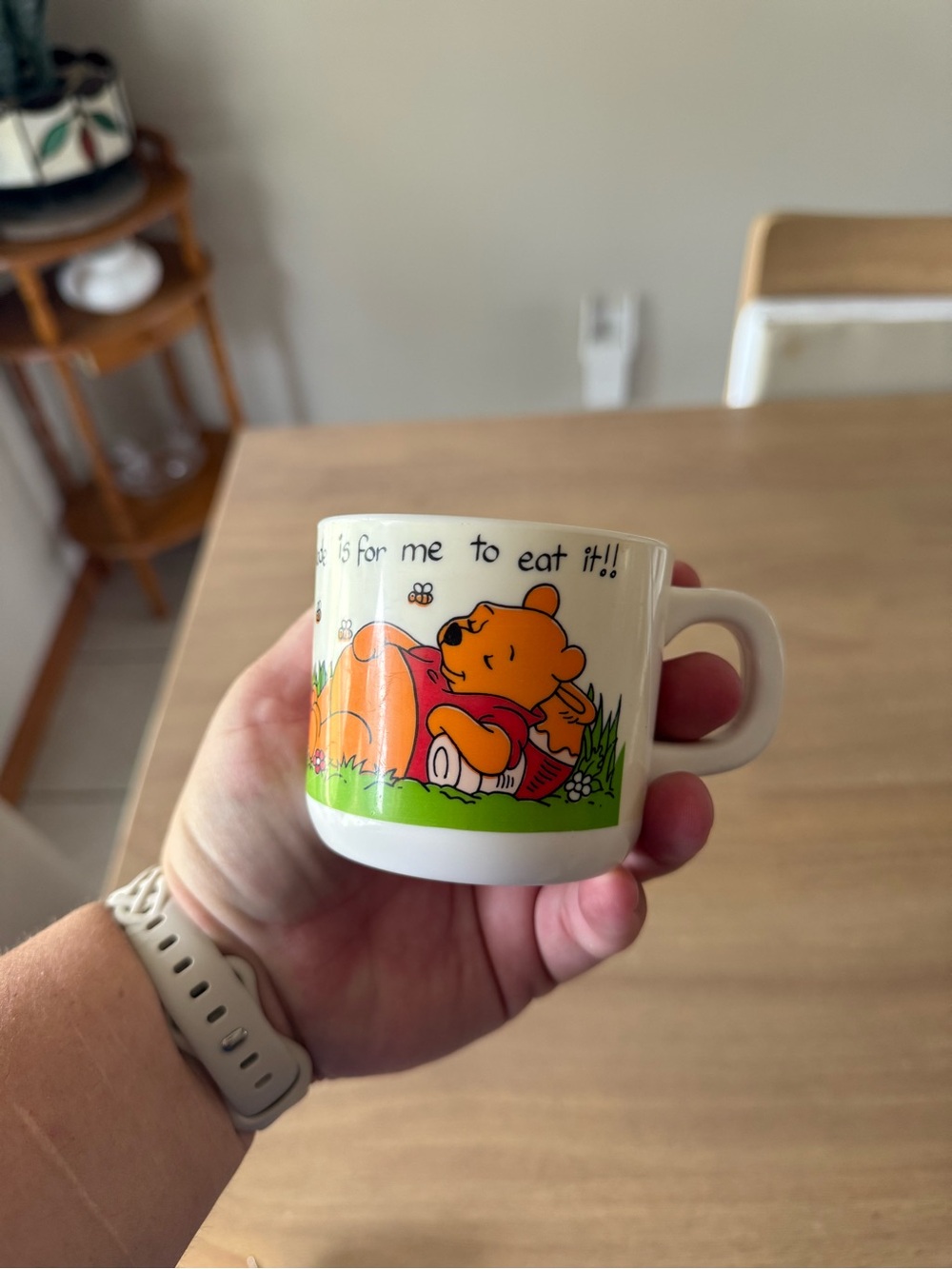 Vintage 1989 Disney Winnie The Pooh Cole & Mason Melamine Cup Piglet
